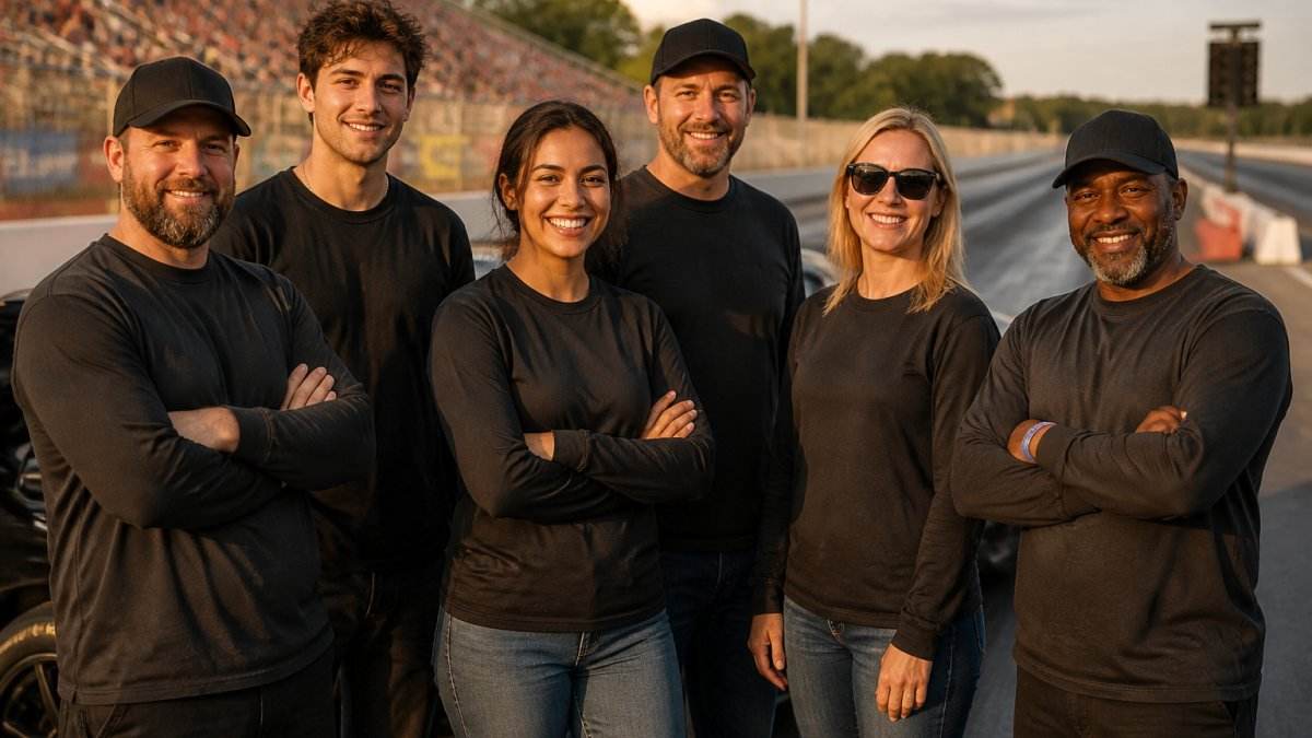 Long Sleeve Drag Racing Shirts for Trackside Wear