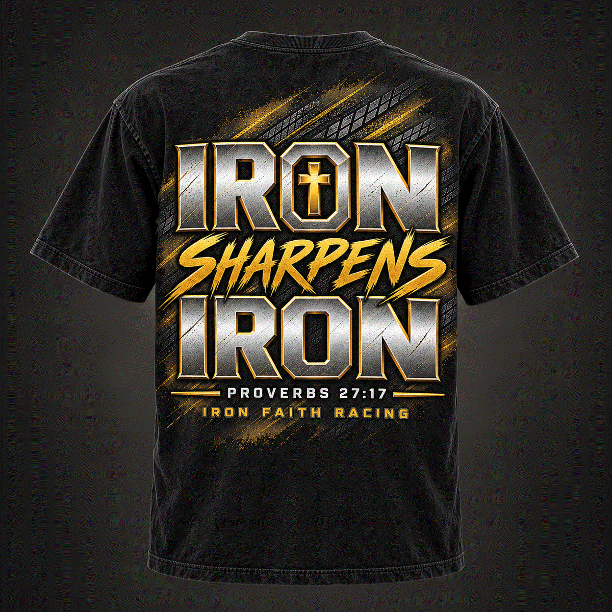 Iron Sharpens Iron Tee – back